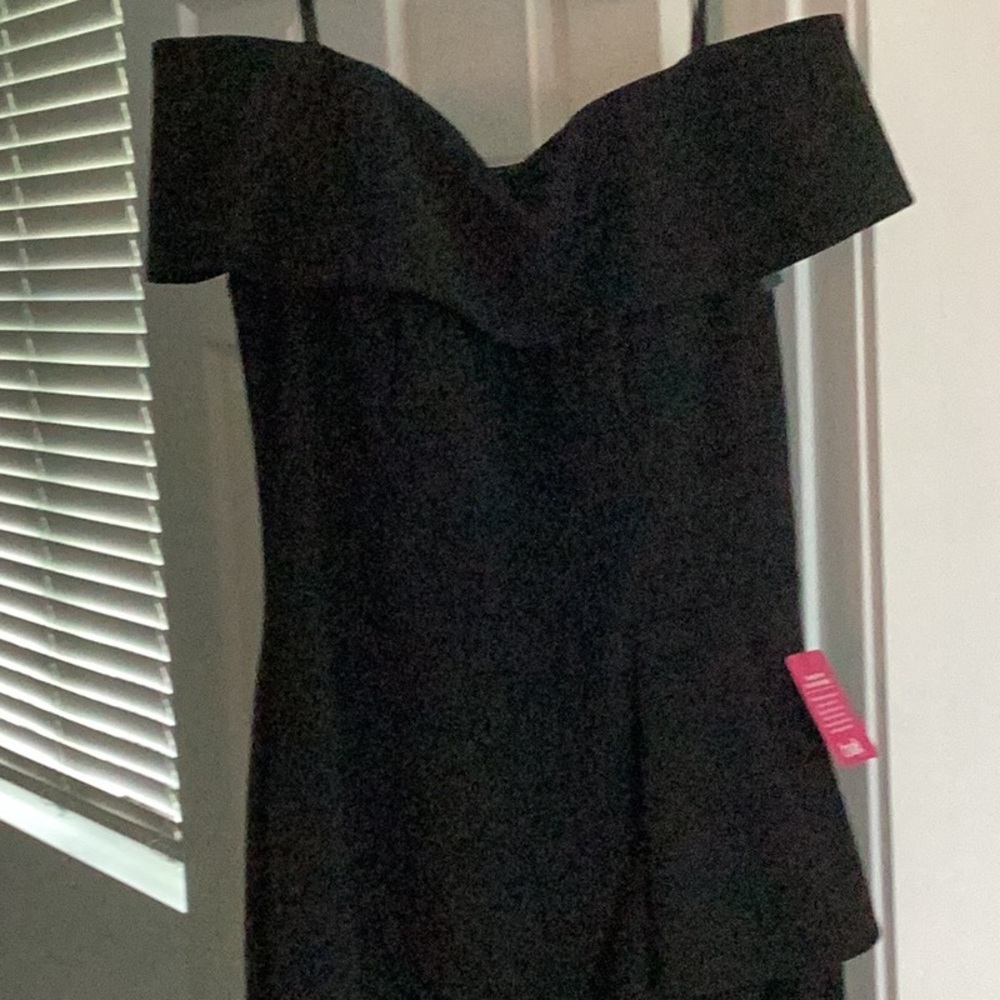 Elegant Black Off-Shoulder Dress